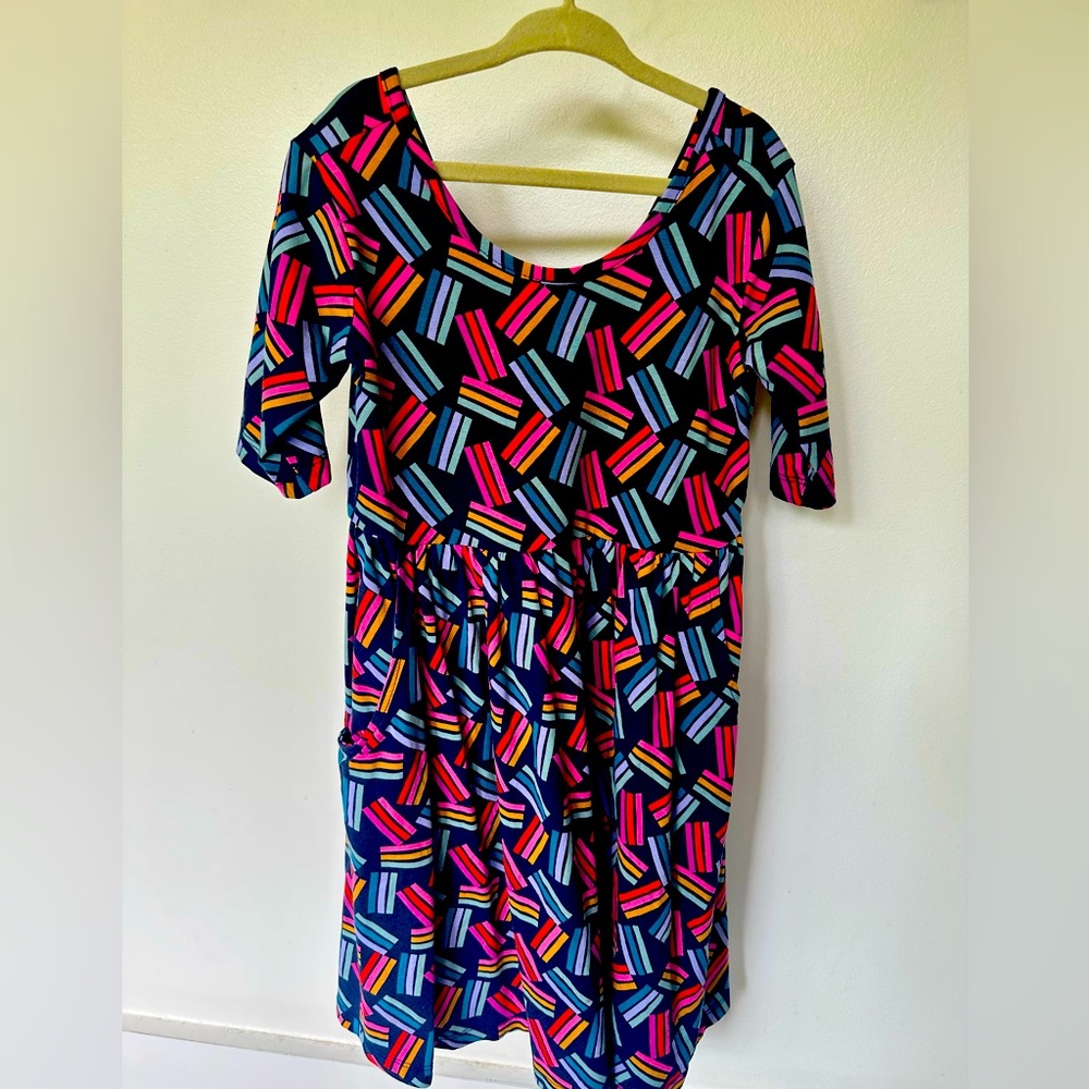 Hanna Andersson girls skater dress with pockets